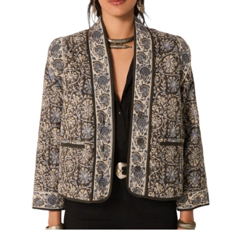 MAISON HOTEL JACKET MADURAI SUGATA BLUE ORCHID
