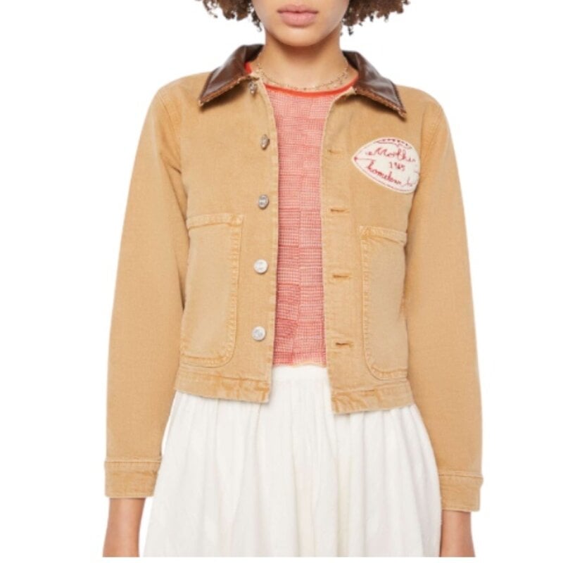 Mother THE WORKWEAR SHORTY DEVIL DOESNT CARE WHOLE WHEAT