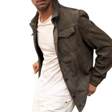 MAURITIUS FOR HIM SEDRO UF NUBUCK SHIRT KHAKI