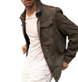MAURITIUS FOR HIM SEDRO UF NUBUCK SHIRT KHAKI