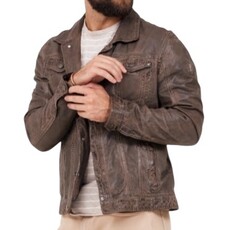 MAURITIUS FOR HIM GEOFF UF LEATHER JACKET ELEPHANT