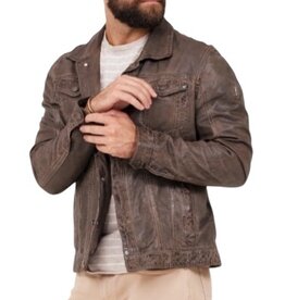 MAURITIUS FOR HIM GEOFF UF LEATHER JACKET ELEPHANT