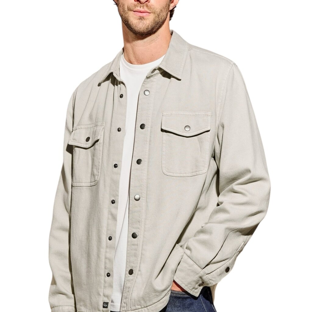 RAILS FOR HIM RHETT SHIRT JACKET STONE