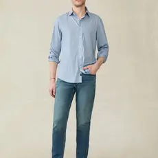 Faherty FOR HIM THE MOVEMENT SHIRT AZURE PINTUCK