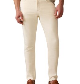 Faherty FOR HIM STRETCH TERRY 5 POCKET PANT EGRET