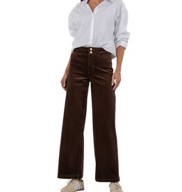Kut From The Kloth MEG WIDE LEG PANT CORD FUDGE