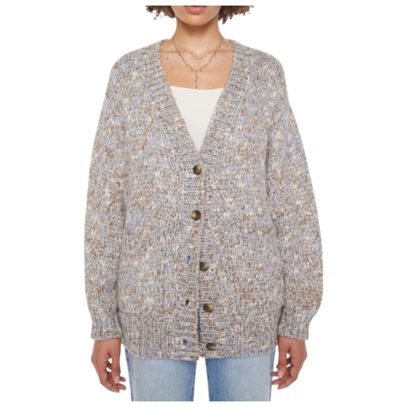 XIRENA MARVIN SWEATER LIGHT BLUE MELANGE