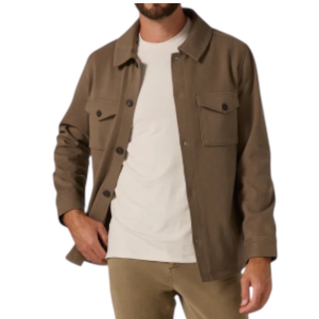 7DIAMONDS CRAFTSMAN TWILL SHACKET KHAKI