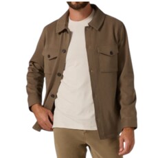 7DIAMONDS CRAFTSMAN TWILL SHACKET KHAKI