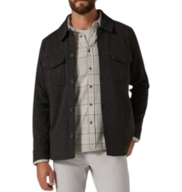 7DIAMONDS CRAFTSMAN TWILL SHACKET CHARCOAL