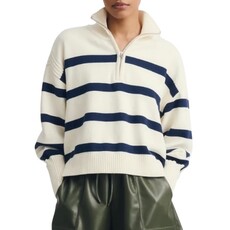 Melissa Nepton MIA SWEATER WHITE/NAVY STR
