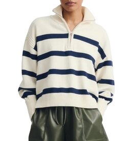 Melissa Nepton MIA SWEATER WHITE/NAVY STR