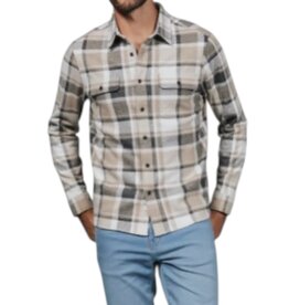 7DIAMONDS GENERATION LONG SLEEVE SHIRT TAN PLAID