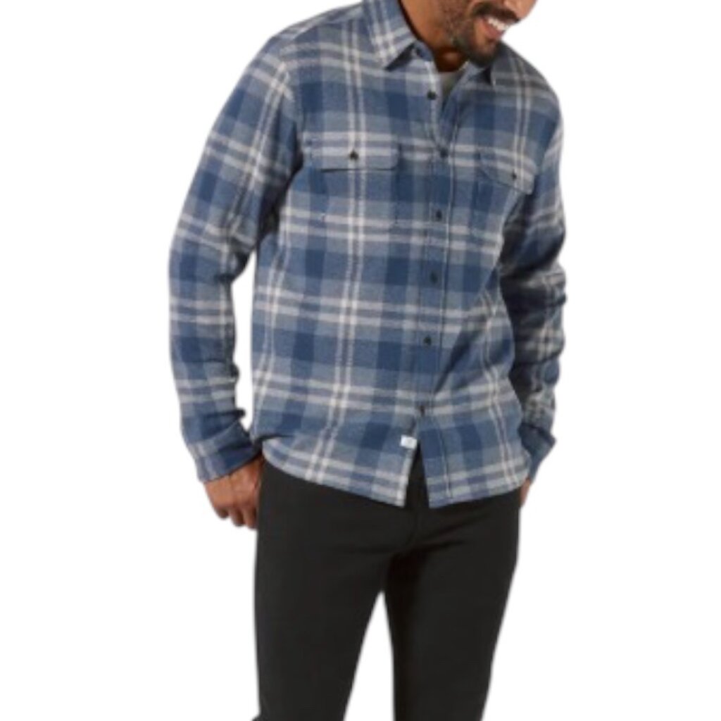 7DIAMONDS GENERATION LONG SLEEVE SHIRT BLUE PLAID