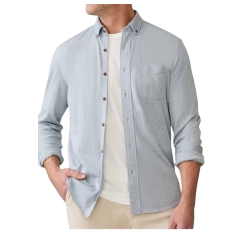Faherty FOR HIM THE MOVEMENT MONTEREY SHIRT PUG