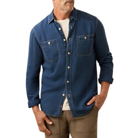 Faherty FOR HIM THE TRIED AND TRUE CHAMBRAY WORK SHIRT OOW