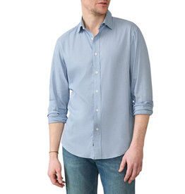 Faherty FOR HIM THE MOVEMENT SHIRT AZURE PINTUCK