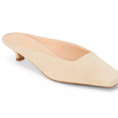 CLASSY HEELED MULE CREAM