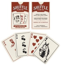 SHUFFLE CLUB CO Western Playing Cards – Vintage Cowboy-Inspired Deck
