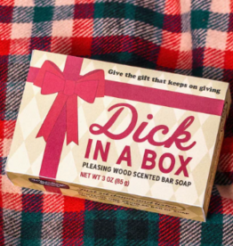 WHISKEY RIVER SOAP Dick in a Box Holiday Triple-Milled Boxed Soap