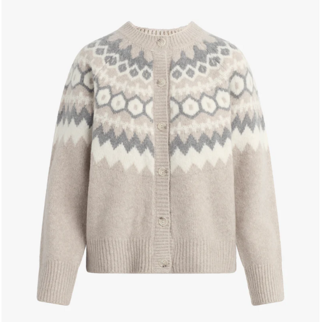 FAVORITE DAUGHTER THE SNOWED IN CARDIGAN SHORTBREAD