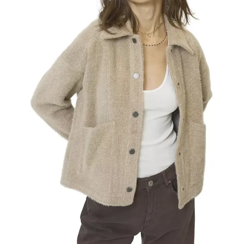 CENTRAL PARK WEST BILLIE CROPPED BARN JACKET CAMEL
