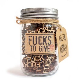 ShutUpAndTakeMyMoney Jar of Fcks To Give 12 oz Gag Gift Christmas White Elephant