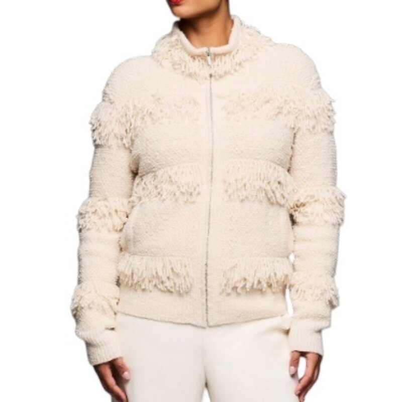 Gold Label Placed Fringe Jacket Chamois