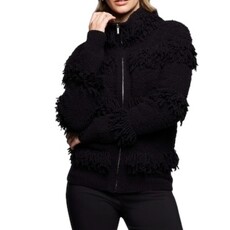 Gold Label Placed Fringe Jacket Onyx