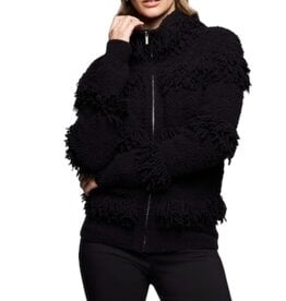 Gold Label Placed Fringe Jacket Onyx