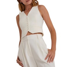 FAVORITE DAUGHTER THE FAVORITE VEST IVORY