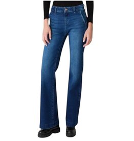 GINA TROUSER DENIM MOODY BLUES