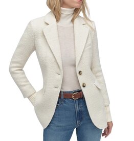 FAVORITE DAUGHTER THE CITY BLAZER WHITE BOUCLE