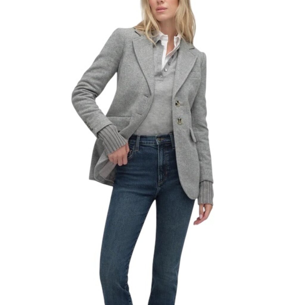 FAVORITE DAUGHTER THE CITY BLAZER FROST GRAY