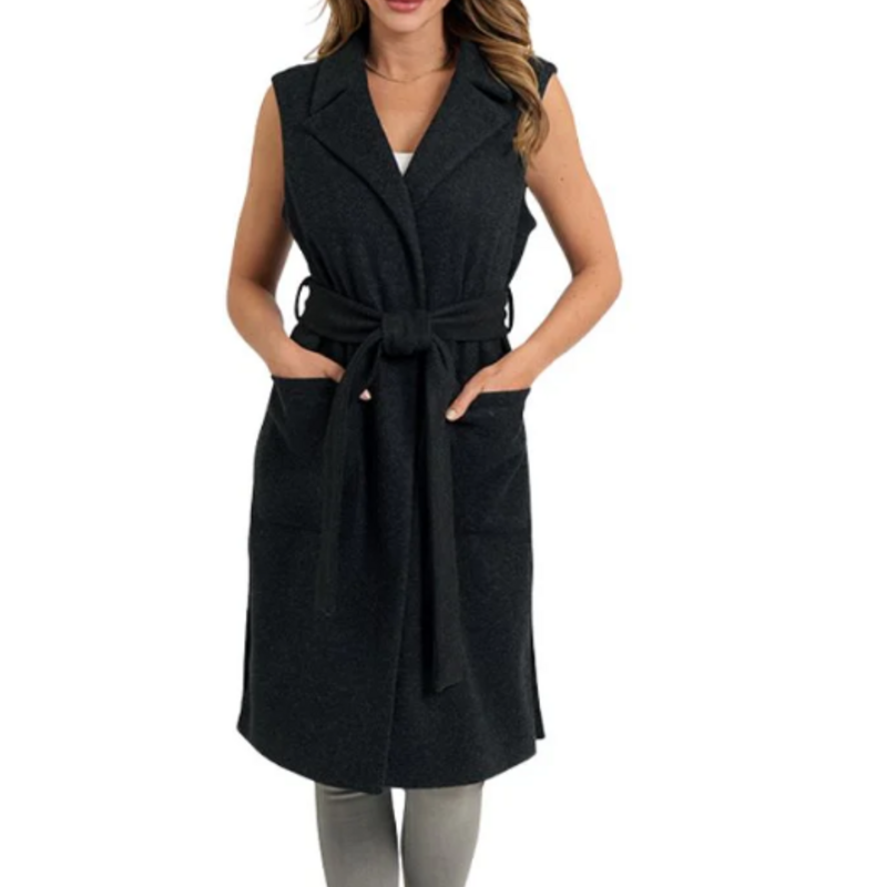 BRIE VEST BLACK
