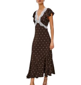 Rails MATTIA DRESS COCOA POLKA DOTS
