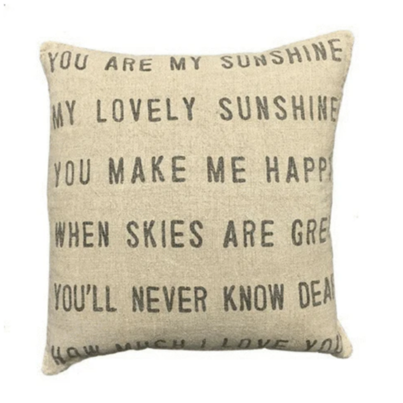 Sugarboo Pillow Collection - You Are My Sunshine