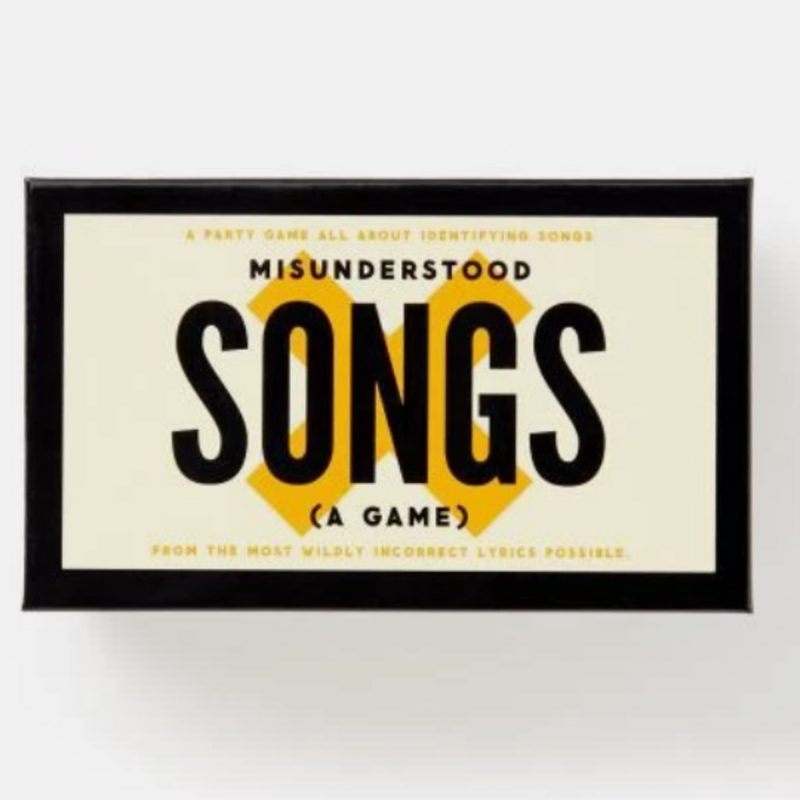 CHRONICLE BOOKS Brass Monkey Misunderstood Songs Game