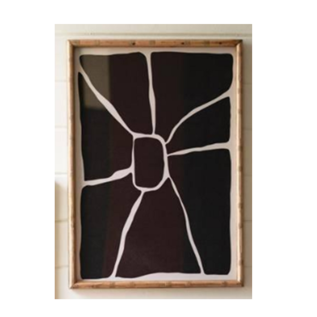 ABSTRACT PRINTS UNDER GLASS