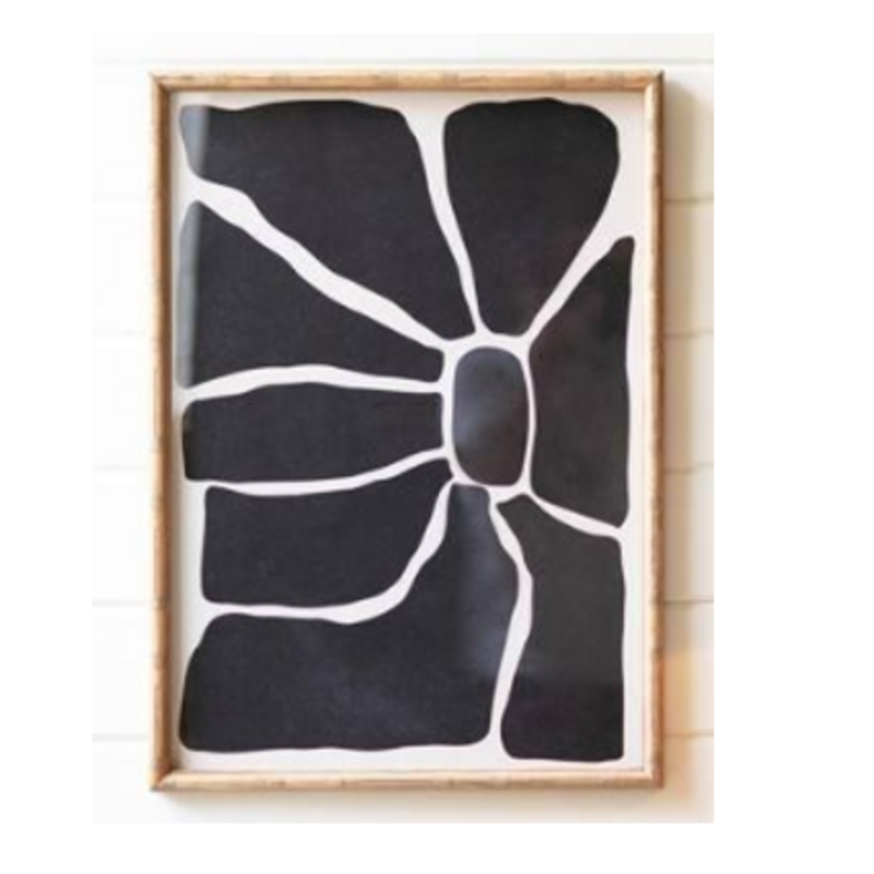 ABSTRACT PRINTS UNDER GLASS