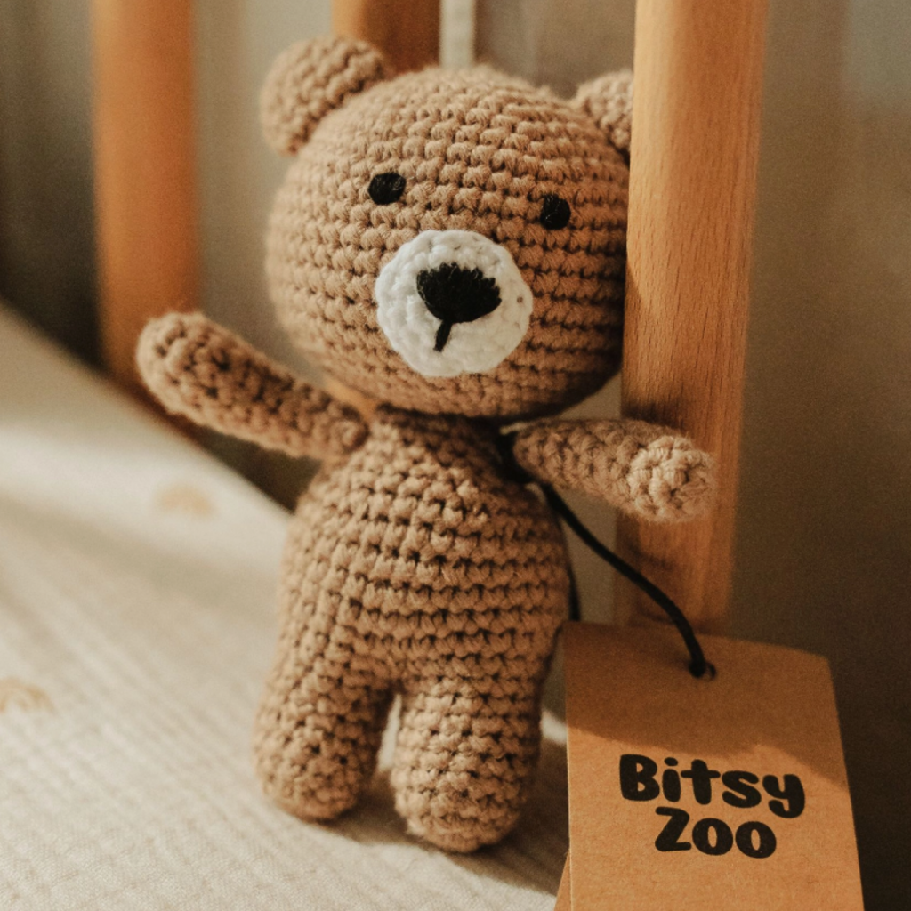 BITSY ZOO Graham the Glare Bear - Bitsy Crochet Animal