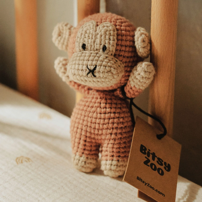 BITSY ZOO Charlie the Chunky Monkey - Bitsy Crochet Animal
