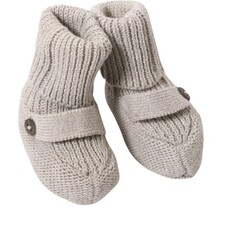 Viverano Milan Baby Booties Shoes Sweater Knit STONE