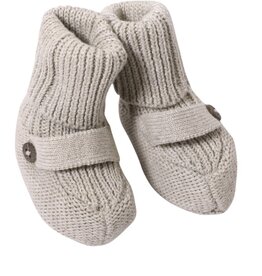 Viverano Milan Baby Booties Shoes Sweater Knit STONE