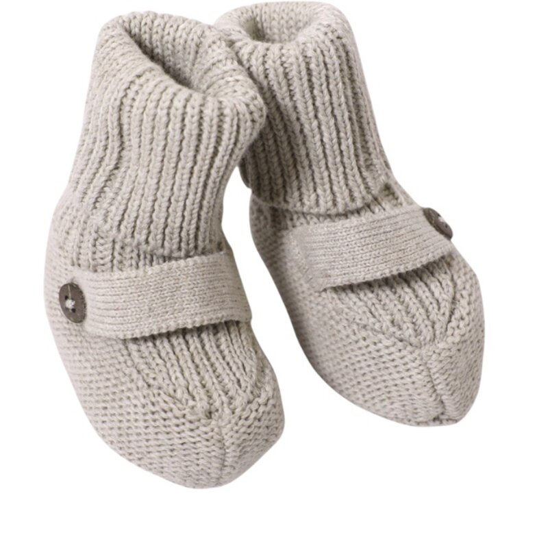 Viverano Milan Baby Booties Shoes Sweater Knit STONE