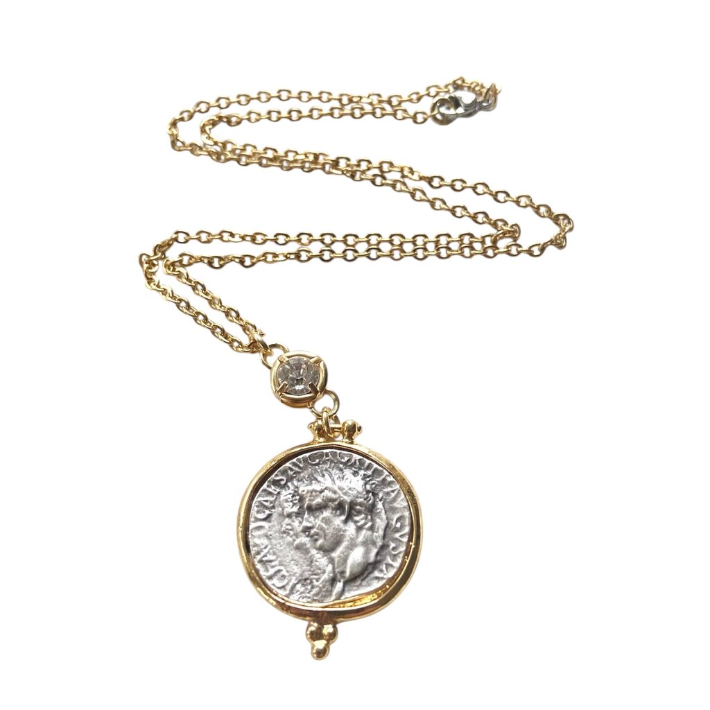 VB&CO Greek Coin Necklace