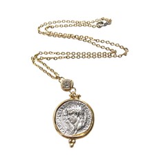 VB&CO Greek Coin Necklace