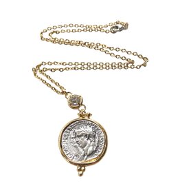 VB&CO Greek Coin Necklace