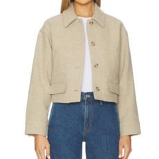 Paige ALFIE JACKET TAUPE MULTI