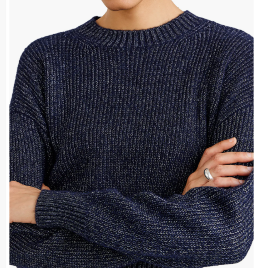 FITTED WAIST SWEATER MOONLIGHT SHIMMER